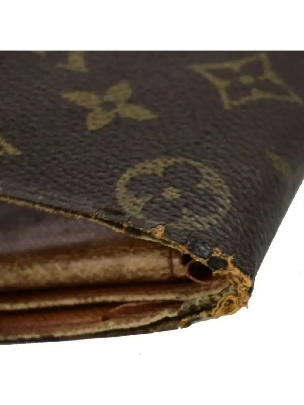 Louis Vuitton Long Wallet Monogram 3 Set Bifold 66 Bs078 - Picture 6 of 10